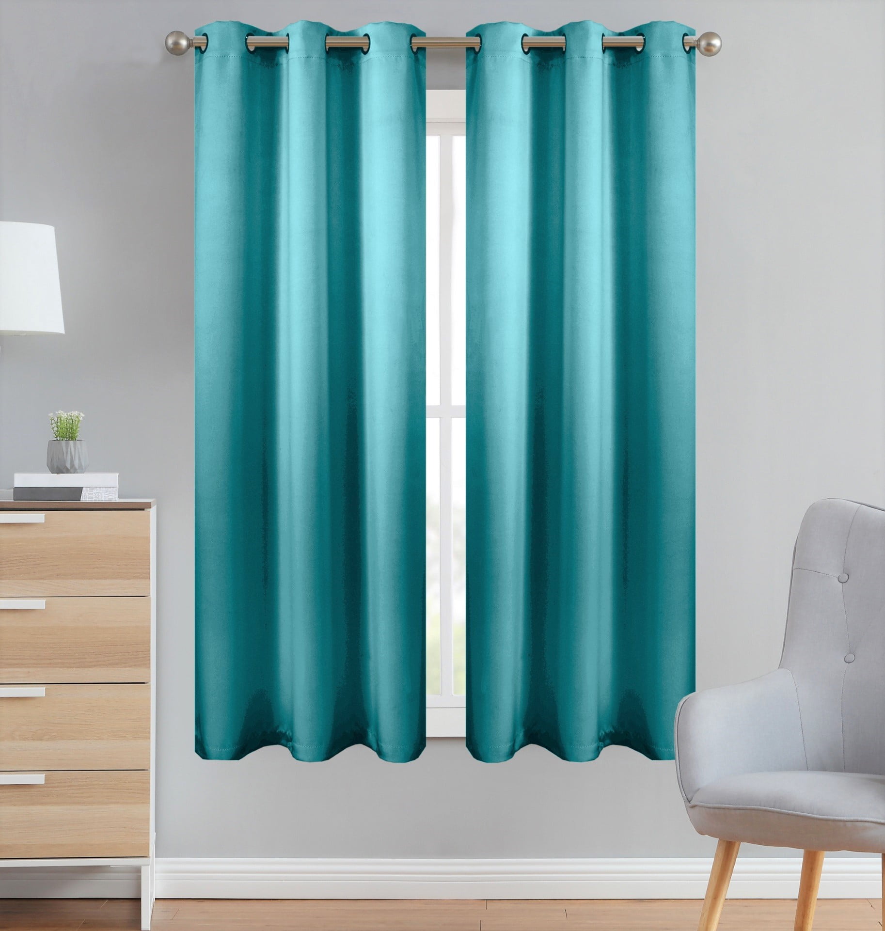 Blackout 84 Inch Long Curtains Thermal