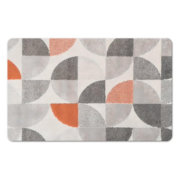 Be in Style with our Boho Small Rug - Soft, Washable, Non-Slip, Ultra-Thin - Perfect for Entryway, Kitchen, Bedroom, Bathroom, Office - Modern Geometric Bohemia Pattern, 20x32 inch