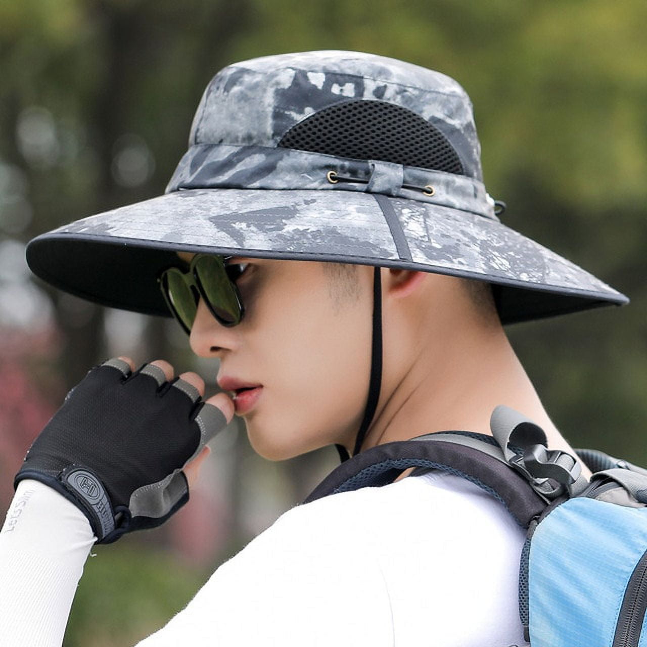 The North Face Class V Brimmer Bucket Hat In Camo - Foto 5