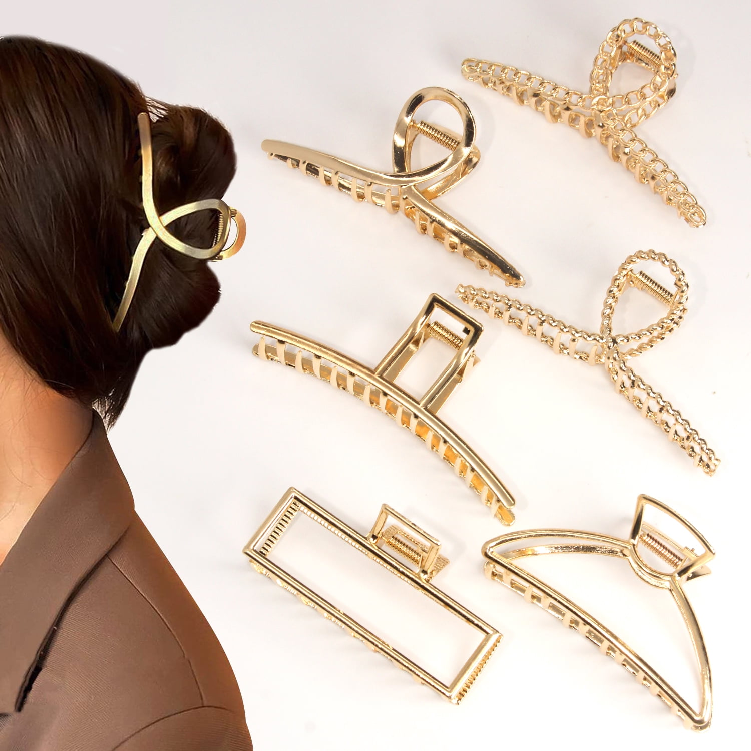 Gold Claw Clip