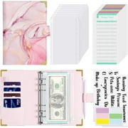 Style-Carry Budget Binder, Binder Money Organizer for Cash, A6 Budget Wallet Planner for Saving Money Bill