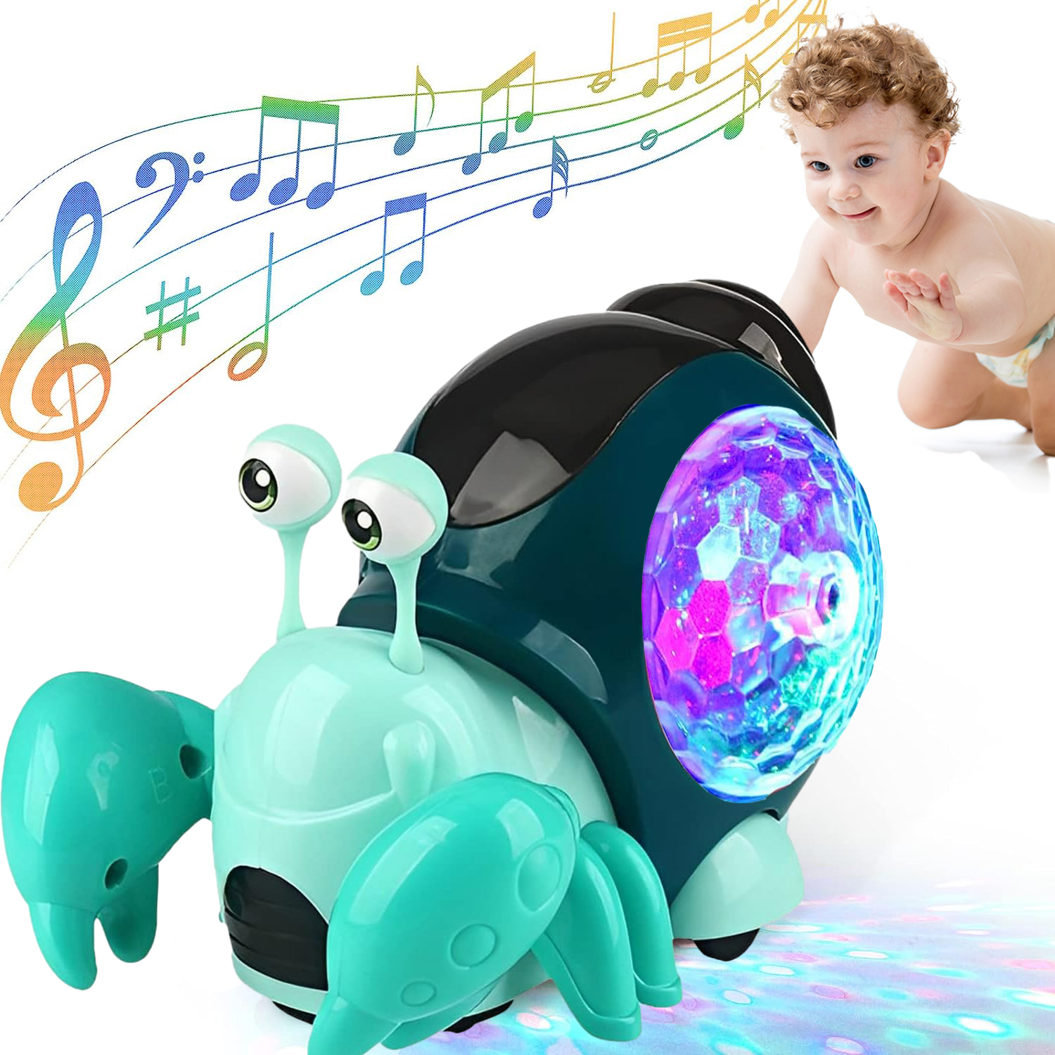 Lil' Gleemerz Glittereez Dazzette Friend, Light up Interactive Toy