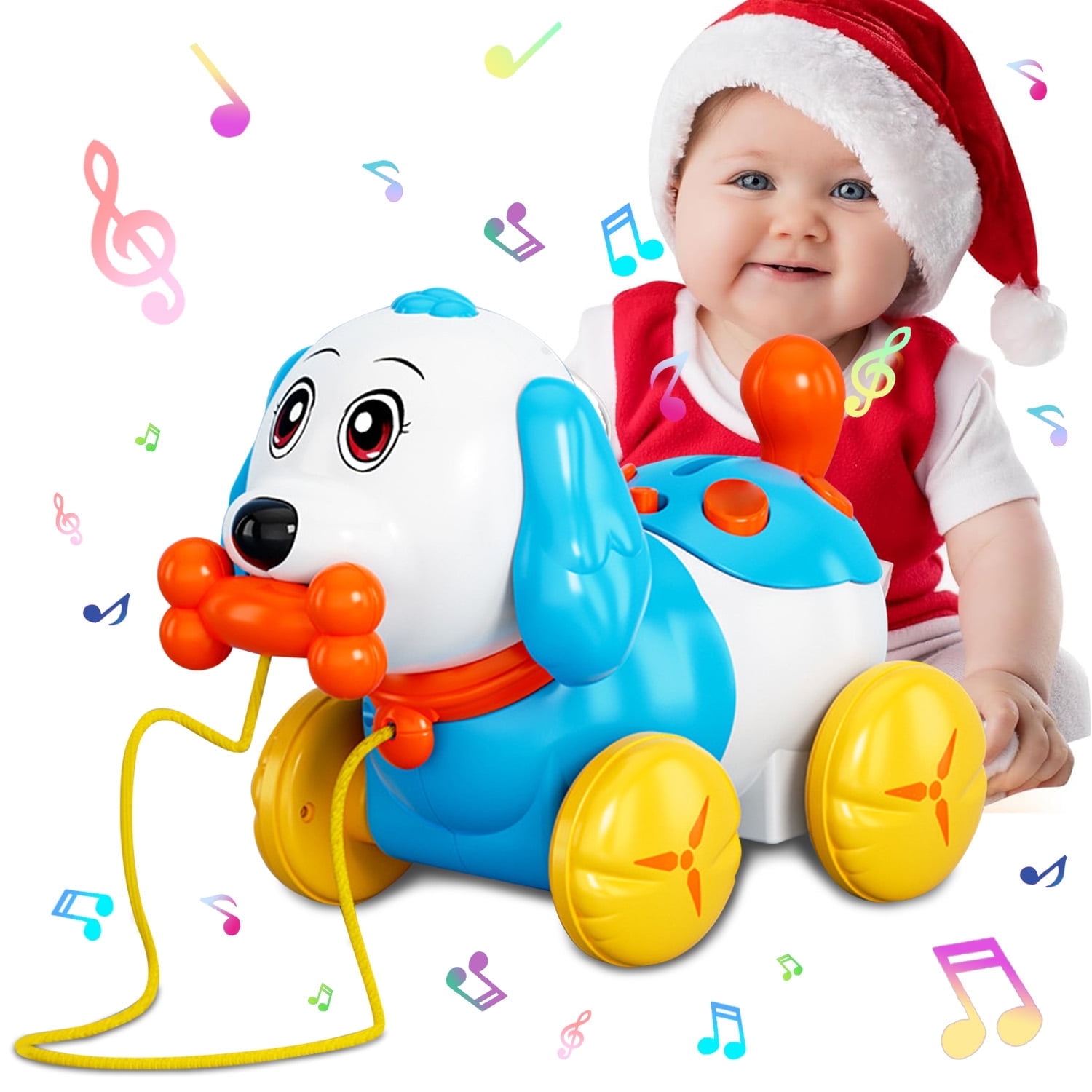 Style-Carry Crawling Toys for Baby 6-12 Months, Musical Toys for Toddlers 1-3, Learning Educational Toys for 1 2 3 Year Old Boys Girls