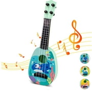 Style-Carry Dinosaur Musical Toy Guitar Ukulele Instrument Kid Educational Play Toy 3 4 5 6 Year Old Boys Girls