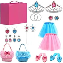 Style-Carry Princess Toys, Dress-Up Clothes for Little Girls, Kids Dress Up & Pretend Play, Toys for Girls 3 4 5 6 7 8 Years