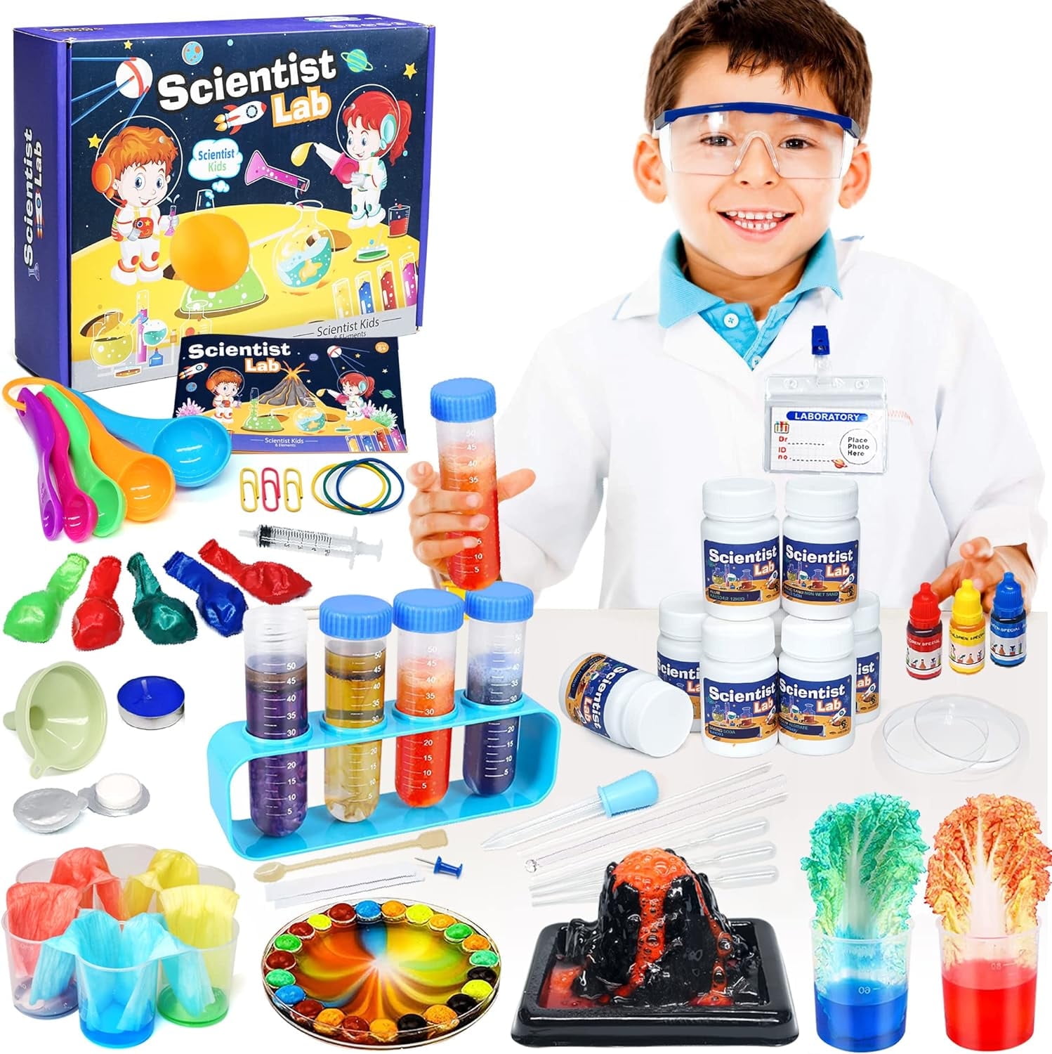 Style-Carry Kids Science Kits, 70 Fun Lab Experiments, STEM