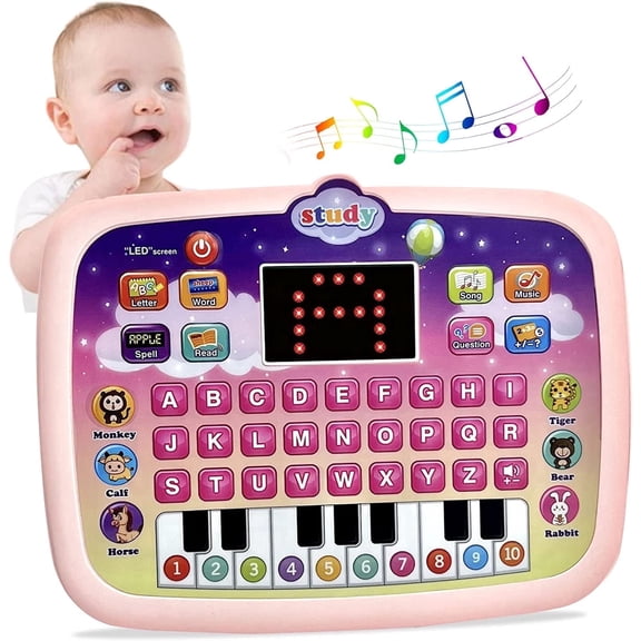 Style-Carry Tablet Toy for Toddlers 1-3, Preschool Learning Toys for Toddler 2 3 4 5 Year Old Boys Girls, Educational Toys for Girls Boys Age 2-5 Year Old