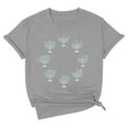 thumbnail image 1 of Style Casual Short Sleeve Graphic Printed For Hanukkah Celebration Comfortable Soft Tee With Inspirational Lettering Design For Everyday Wear, 1 of 2