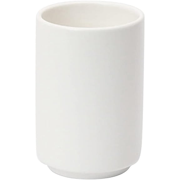 Style Ceramic  Cup, Handleless Ceramic Mug, Matte Glazed Couple Cup, Suitable for Drinking Water, , Coffee (White)