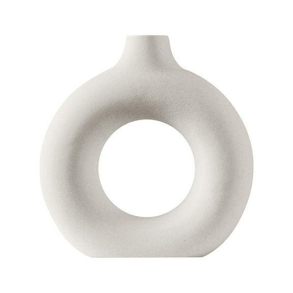 Style Ceramic Hydroponic Vase With Transparent Flower Arrangement Style Desktop Decoration Light Flower Set