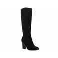 thumbnail image 1 of Style & Co Addyy Dress Boots Women's Shoes, black micro, Size 5.0, 1 of 1