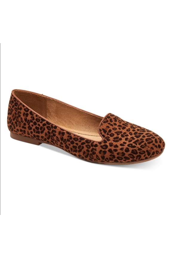 Style Co Alyson Loafer Flats Leopard Micro 7M