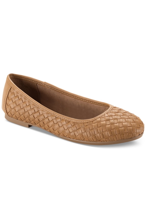 Style & Co Ariinn Flats for Women, Medium Tan, 9.5M