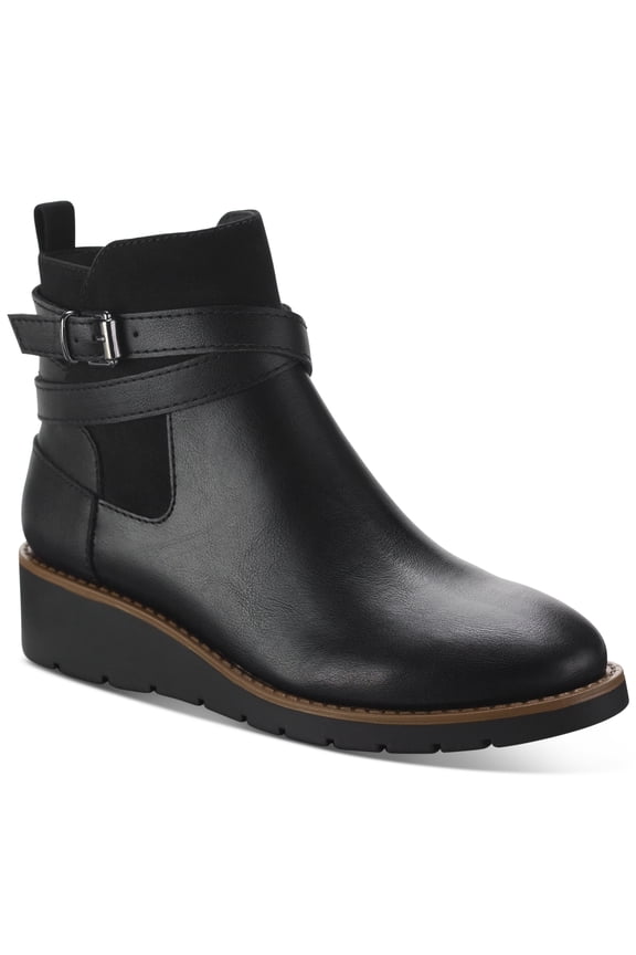 Style Co Aryaa Buckle Booties Black 5.5M