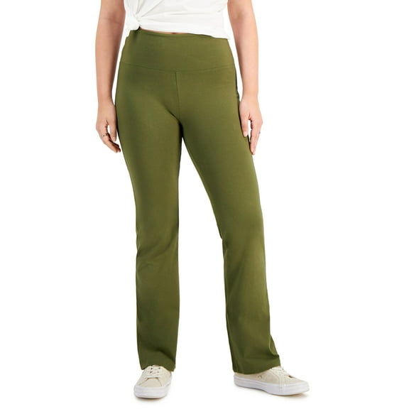 Style & Co Basic Bootcut Ankle Pants Winter Moss M
