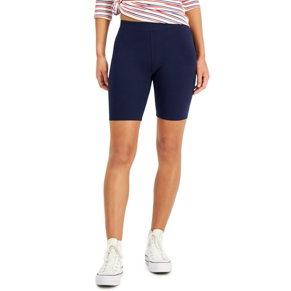 Style & Co Biker Shorts Industrial Blue XS