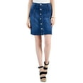 thumbnail image 1 of Style & Co Button Fly Denim Skirt Ranger 6, 1 of 1