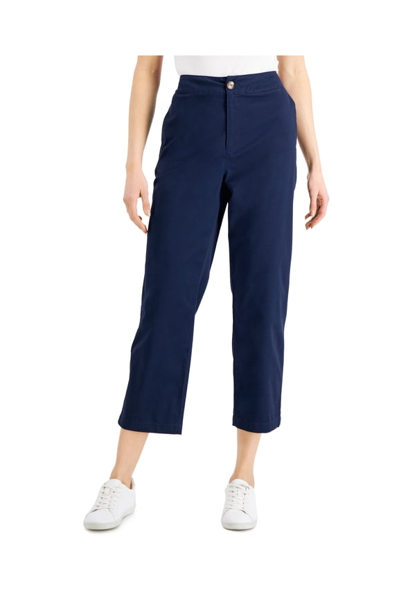 Style & Co Chino Ankle Pants Industrial Blue 12