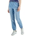 thumbnail image 1 of Style & Co Cropped Cotton Utility Pants Chambray S, 1 of 1