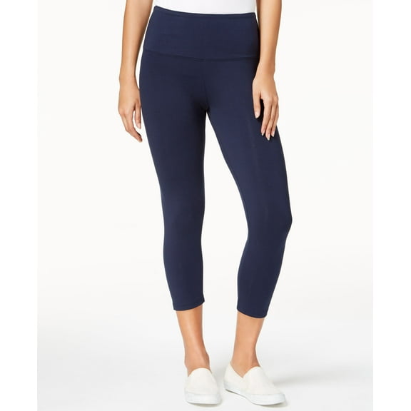 Style & Co Cropped Tummy Control Leggings Industrial Blue XS