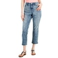 thumbnail image 1 of Style & Co Curvy Cuffed Capri Jeans Drama Queen 8, 1 of 1