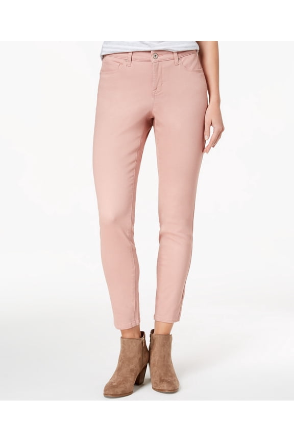 Style & Co Curvy-Fit Skinny Jeans (Desert Pink, 18)