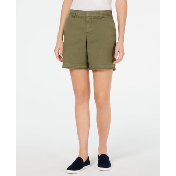 Style & Co Cutoff Shorts Olive Sprig 8