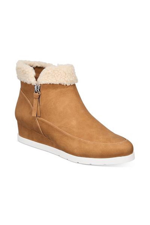 Style Co Danniee Wedge Booties Tan 5.5M