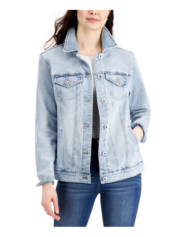 Style & Co Denim Trucker Jacket Jamestown S