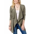 thumbnail image 1 of Style & Co. Draped-Front Jacket Sage S, 1 of 1