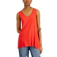 thumbnail image 1 of Style & Co Drapey Tank Loving Red M, 1 of 1