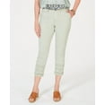 thumbnail image 1 of Style & Co Embroidered Hem Capri Pants Sage Dust 16, 1 of 1
