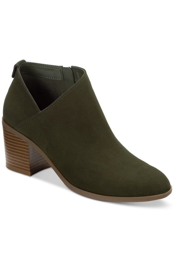 Style Co Felaa Asymmetrical Booties Pine Micro 5.5M