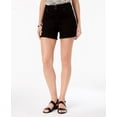 thumbnail image 1 of Style & Co Frayed Hem Denim Shorts Black Rinse 16, 1 of 1