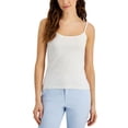 thumbnail image 1 of Style & Co Heathered Camisole White Heather XL, 1 of 1