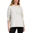 thumbnail image 1 of Style & Co Heathered Oversized Hoodie White Hthr XL, 1 of 1