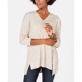 thumbnail image 1 of Style & Co High Low Over Sized Tunic Top Hammock Heather XS, 1 of 1
