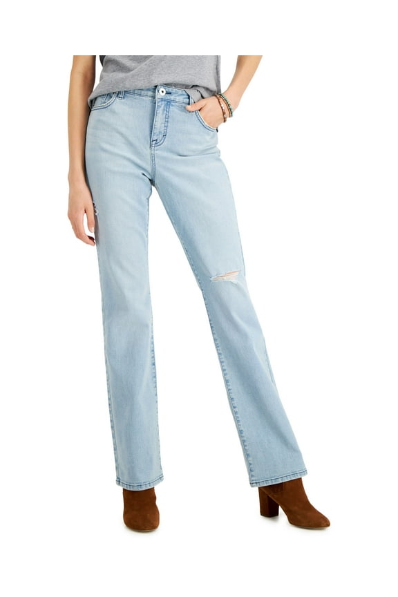 Style & Co High Rise Bootcut Jeans Troubadour 4