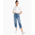 thumbnail image 1 of Style & Co High Rise Straight Cropped Jean Compass Blue 10, 1 of 1