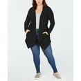 thumbnail image 1 of Style & Co - Hooded Open Cardigan - Plus - 2X, 1 of 2