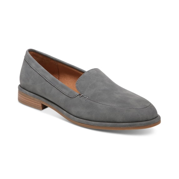 Style Co Houstonn Loafer Flats Grey Nubuck 6.5M
