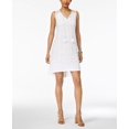 thumbnail image 1 of Style & Co Lace Shift Dress Bright White XL, 1 of 1