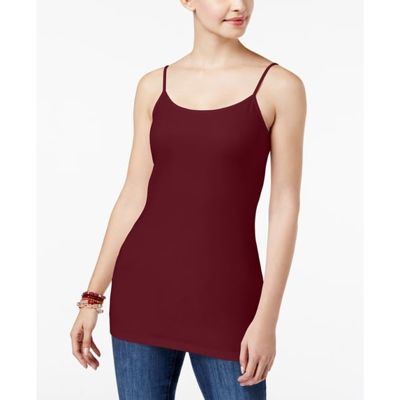 Style & Co Long Camisole Cranberry S