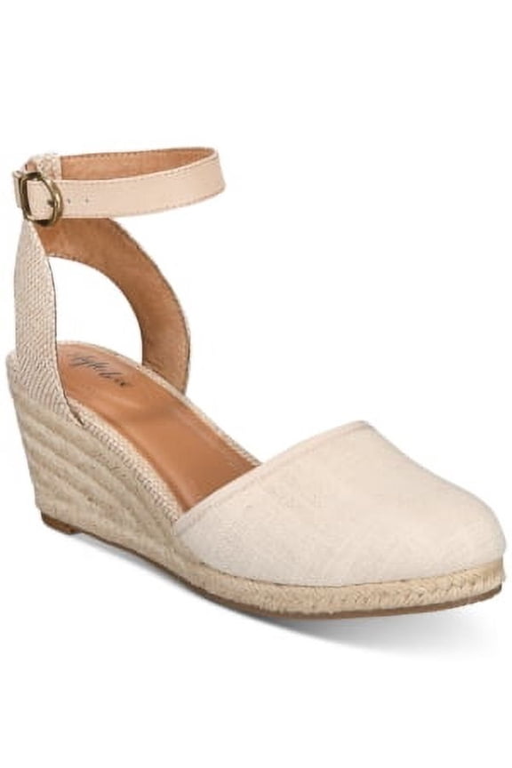 Style Co Mailena Wedge Pumps Canvas 9W