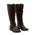 thumbnail image 1 of Style & Co. Womens Marliee Wide Calf Faux Leather Motorcycle Boots, 1 of 7