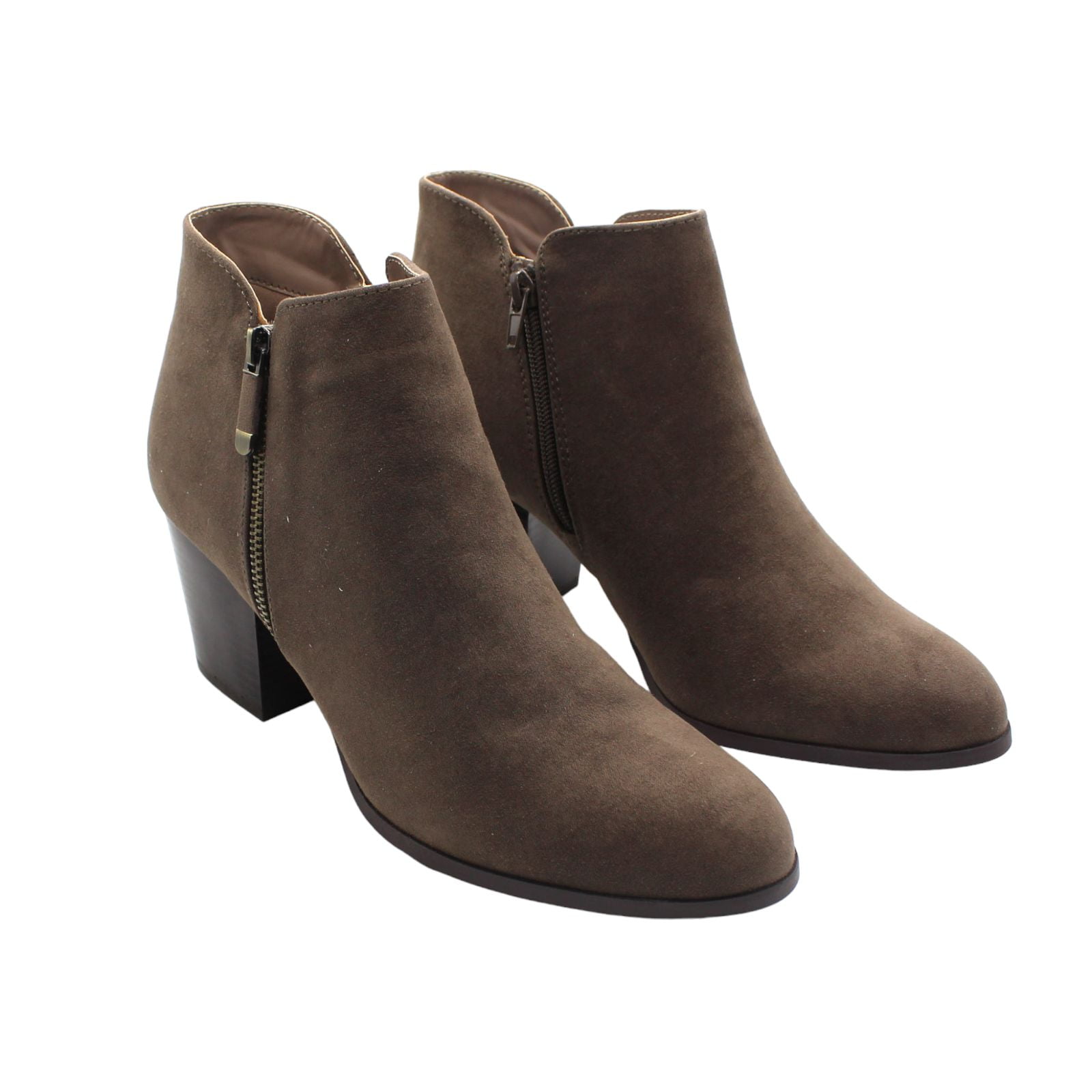 Suede Macys Flat Booties Lug Sole Macy's Women's Ankle