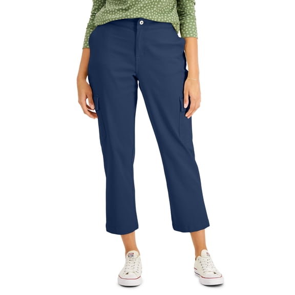 Style & Co Modern Cargo Pants Mountain Blue 10