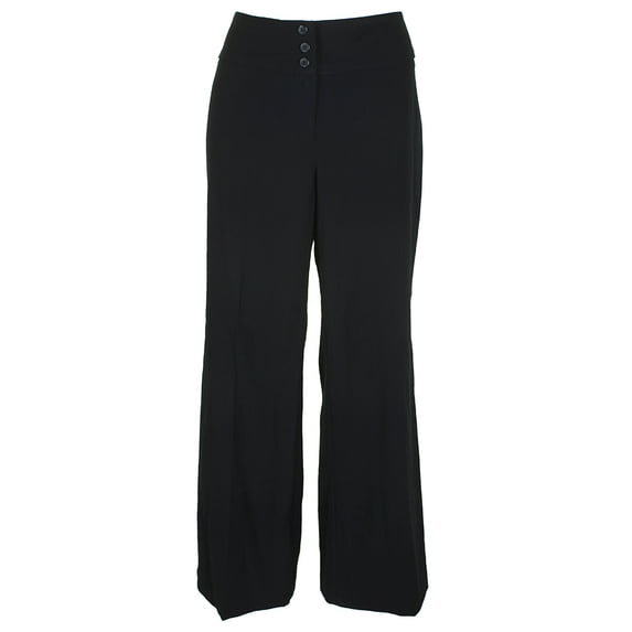 Style & Co Stretch Wide Leg Pants Navy 12