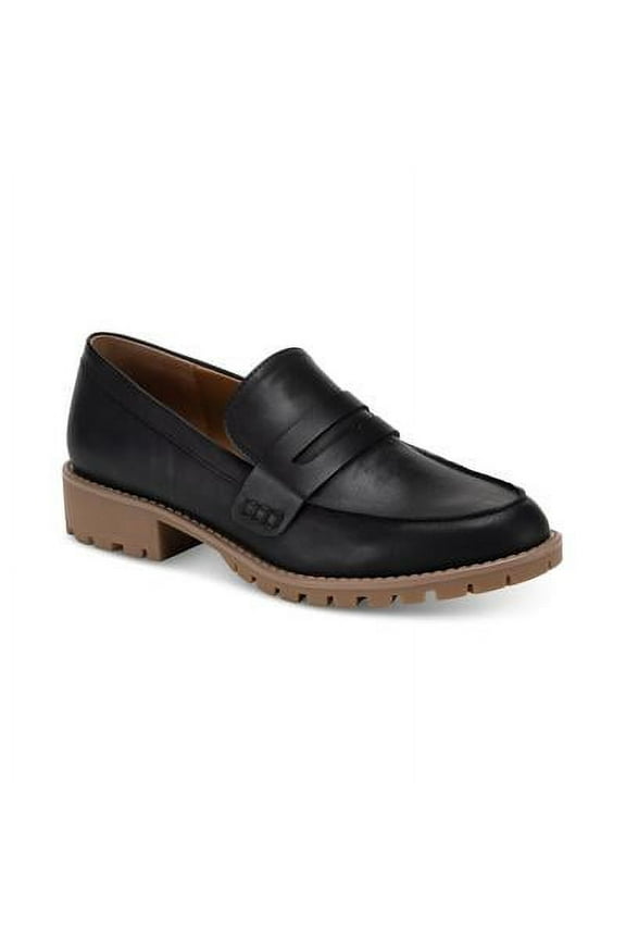 Style Co Olivviaa Loafer Flats Black Smooth2 5M