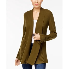 Style & Co Open Front Cardigan Ivy M